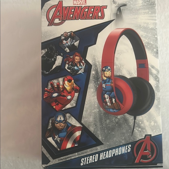 Marvel Avengers Stereo Headphones - Red - Picture 2 of 5